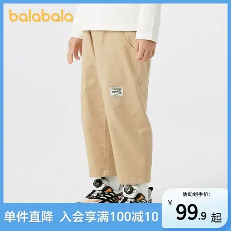 巴拉巴拉童装工装长裤春秋男小童校园百搭休闲裤图片