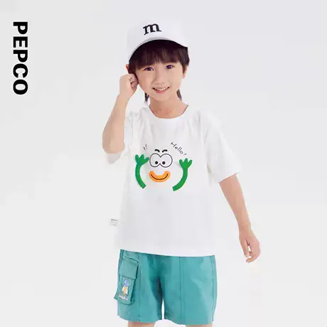 小猪班纳童装25年男童圆领短袖T恤商品大图