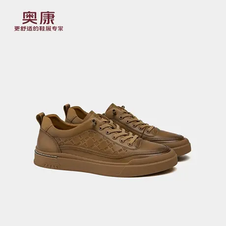 奥康 2025秋季新款男鞋潮流时尚百搭板鞋舒适休闲鞋图片