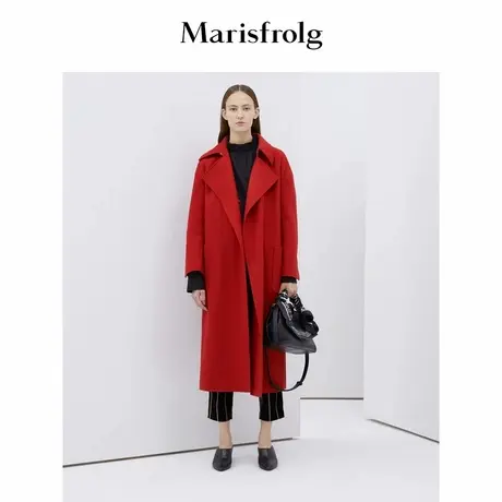 Marisfrolg/玛丝菲尔女装冬季新款专柜同款毛呢外套商品大图