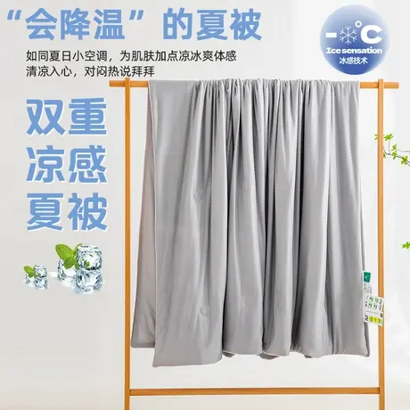 2026新款A类云母凉感丝冰淇淋夏被天丝冰丝夏被夏凉被空调被商品大图