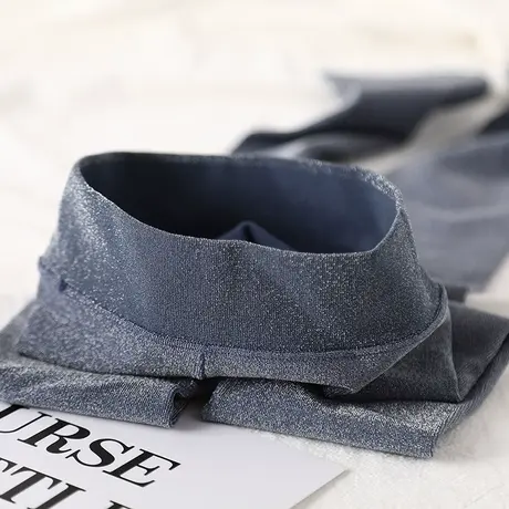 银丝银葱网红打底裤女春秋薄款外穿日系九分连脚bling闪亮连裤袜商品大图