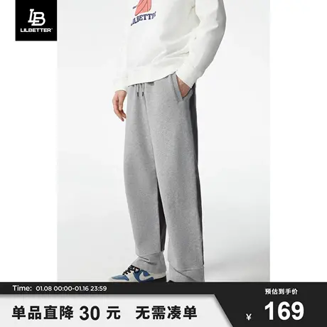 Lilbetter休闲长裤男2024春季新款裤子运动直筒百搭街头潮流男裤图片