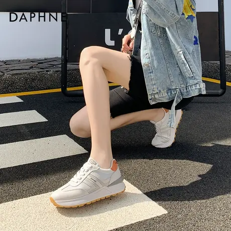 达芙妮超火阿甘鞋女2021新款透气网面轻便老爹鞋百搭运动休闲鞋女商品大图