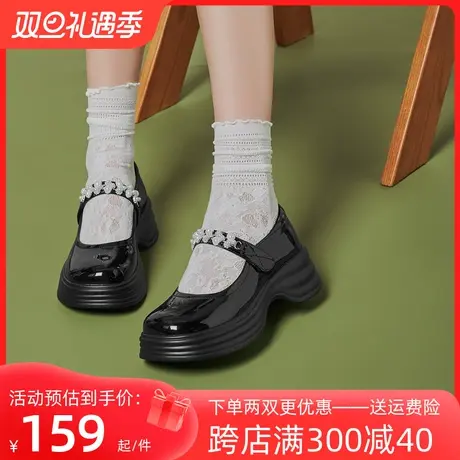 戈美其玛丽珍晚晚风温柔软底瓢鞋单鞋夏2023秋百搭平底休闲女鞋子商品大图