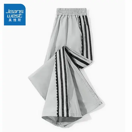 真维斯童装女童裤子2025新款夏季薄款花边梭织长裤纯棉儿童休闲裤图片