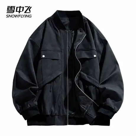 SNOW FLYING/雪中飞2025年秋季新款休闲百搭户外情侣款时尚夹克商品大图