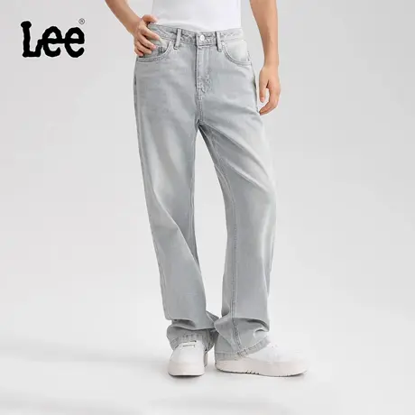 【张凌赫代言】Lee25秋冬新品429标准中腰直脚五袋款浅蓝女牛仔裤商品大图