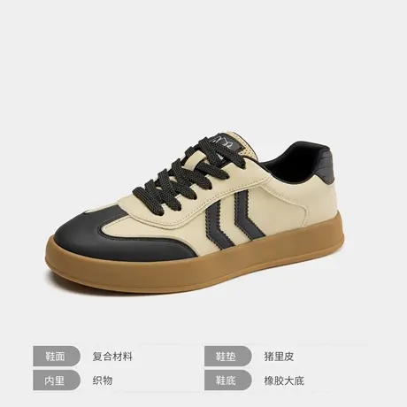 【品牌特惠】奥康 男鞋秋冬时尚休闲鞋皮鞋百搭断码男单鞋商品大图