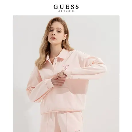 GUESS款女士纯色学院风运动卫衣Q2OP16R2Q41图片