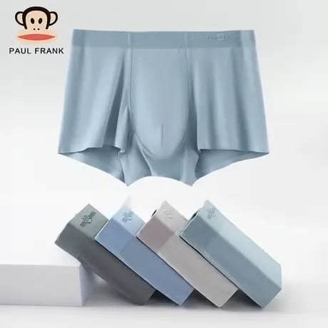 大嘴猴男士青少年内裤男平角裤透气抗菌四角短裤男生无痕内裤大码商品大图