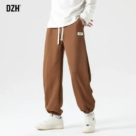 男士束脚卫裤男秋季美式潮牌宽松休闲裤男款2024新款青少年运动裤商品大图