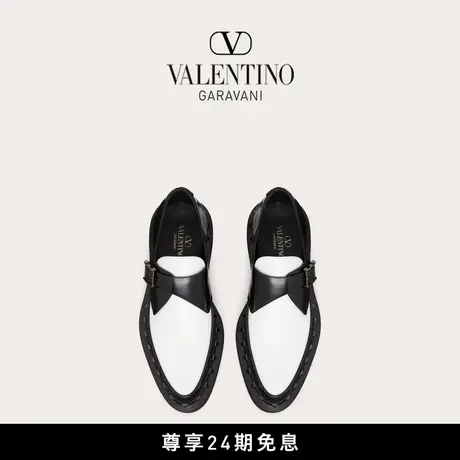 【24期免息】华伦天奴VALENTINO男士 ROCKSTUD M-WAY小牛皮孟克鞋图片