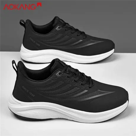 奥康男鞋2025新款秋季舒适休闲运动鞋男士增高轻便软底时尚百搭图片