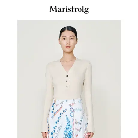 【奥莱独有款限时秒杀1320元】玛丝菲尔毛针织衫商品大图