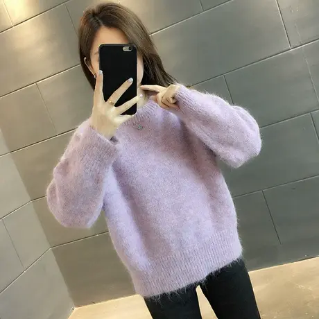 毛衣女装2024年新款春秋季女士春款春装宽松外穿上衣打底衫洋气潮商品大图