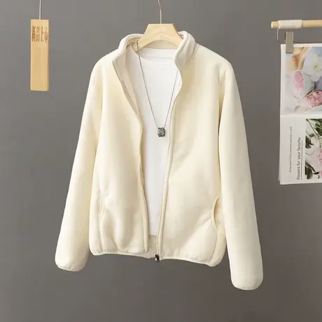 羊羔毛外套女2024年秋冬新款韩版宽松皮毛一体加厚小个子毛绒上衣商品大图