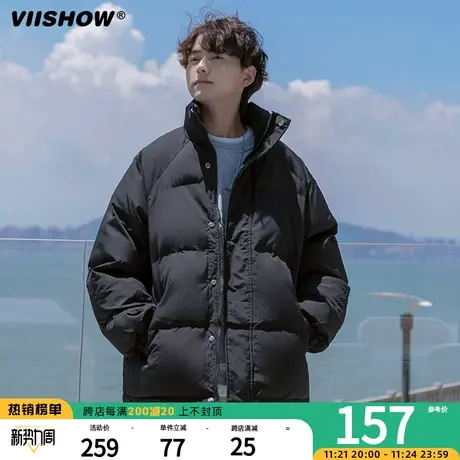 VIISHOW棉衣男冬季潮牌羽绒棉服男士cityboy冬装面包服外套男棉袄商品大图