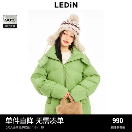 【商场同款】乐町短款面包羽绒服女冬季新款外套C2ACD4513图片