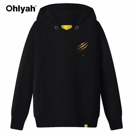 Ohlyah品牌连帽卫衣女秋季2022新款宽松薄款韩版潮长袖外套情侣衫商品大图