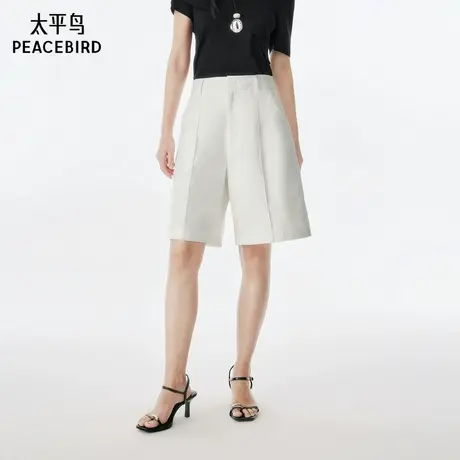 【商场同款】太平鸟女装2025年夏季新款休闲中短裤A1GCF2734商品大图