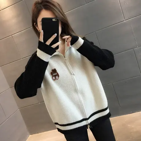 毛衣女装2024年新款春秋季女士春款春装宽松外穿上衣打底衫洋气潮商品大图