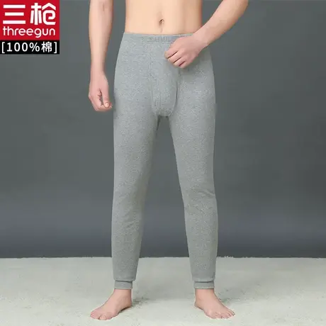 三枪秋裤男 新疆纯棉高腰青年 中老年加肥加大秋裤保暖裤棉毛裤图片