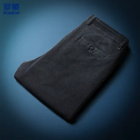 罗蒙灯芯绒裤子男商务休闲裤男百搭男士休闲裤男裤长裤西裤图片