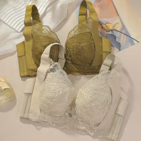 Shaply/莎莲妮内衣女红色套装结婚新娘收副乳防下垂上托聚拢文胸商品大图