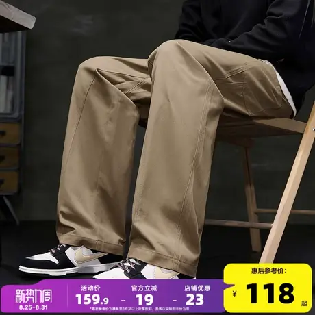 唐狮2025秋冬季男士工装裤宽松直筒休闲长裤男阔腿裤子新款时尚商品大图