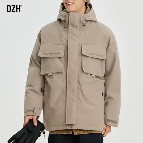 男士户外冲锋衣外套男冬棉服男款冬季加厚飞行员棉衣2023新款棉袄商品大图