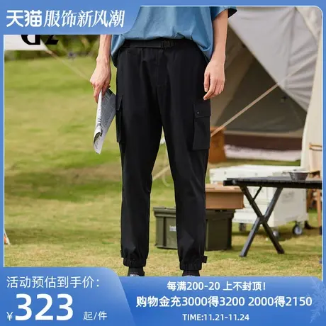 雅戈尔旗下潮流男装GY品牌秋冬季新款时尚潮流休闲长裤男商品大图