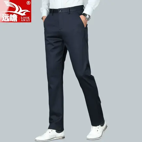男士休闲裤男冬季男裤宽松直筒西裤2022新款秋冬长裤男装裤子男款商品大图