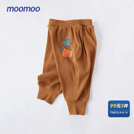 美特斯邦威女裤子秋冬宝宝亲肤百搭耐磨休闲针织弹性束脚休闲长裤商品大图