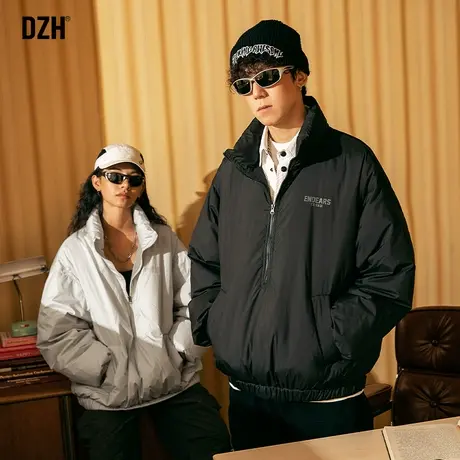 情侣短款棉服男冬季加厚保暖立领夹克男士2023新款情侣装棉衣外套商品大图