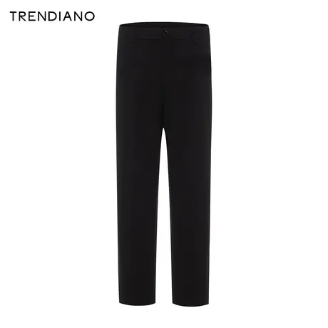 TRENDIANO四面弹罗马布直筒裤2024年春季新款百搭休闲长裤男生裤商品大图