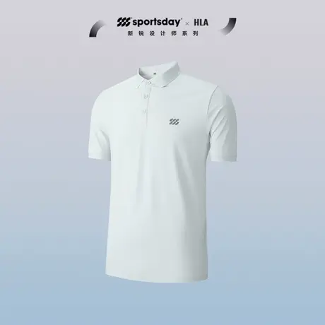 HLA/海澜之家sportsday马术运动POLO衫24春夏新款速干印花短袖男图片