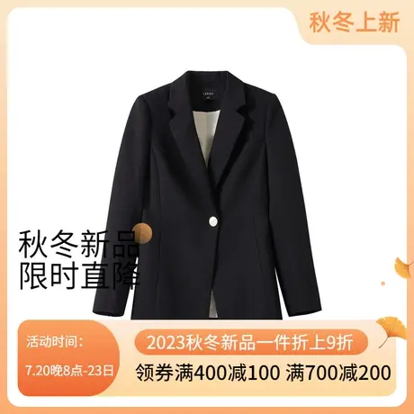 蓝色倾情秋冬季女装新款时尚休闲外套上衣 线下专柜西装2232031图片