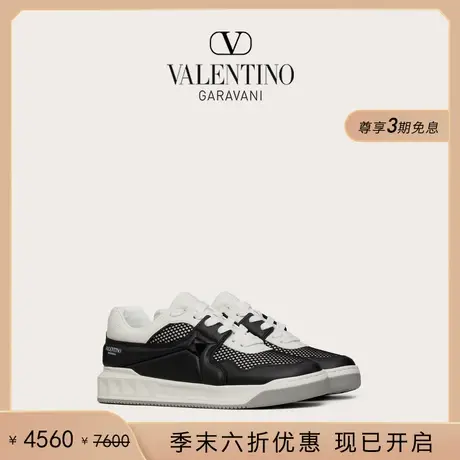 [季末优惠]华伦天奴VALENTINO男士 ONE STUD 软羊革运动鞋图片