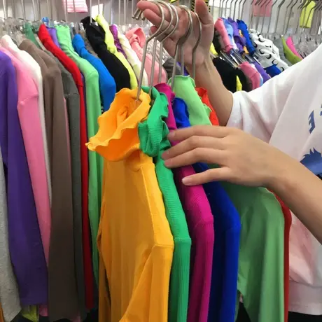 桑蚕丝发热打底衫T恤女保暖加绒内衣半高领木耳边堆堆领秋冬新款商品大图