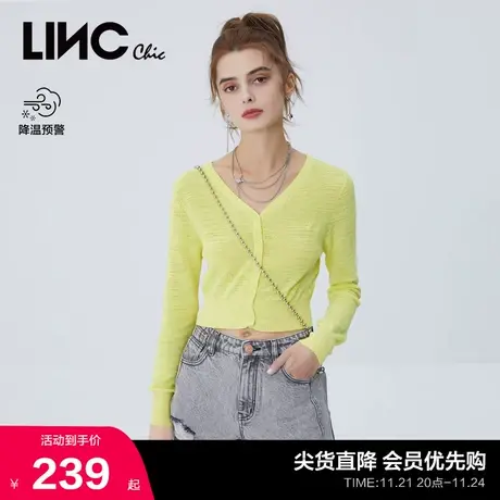 【短裤合集】LINCCHIC金羽杰半身裙A版简约牛仔短裤女S222DS611商品大图
