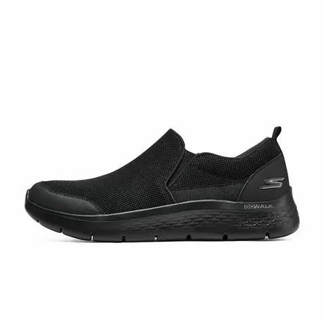 Skechers斯凯奇男鞋全黑色春夏季一脚蹬懒人休闲运动健步鞋894181商品大图