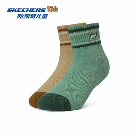 skechers斯凯奇男女童时尚休闲中性袜透气舒适针织短筒袜子图片