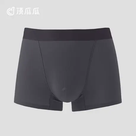 顶瓜瓜内裤男款夏款顶呱呱简约纯色莫代尔轻透男士宽松平角内裤商品大图