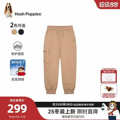 【25冬新品】暇步士童装儿童羽绒长裤大童保暖男童女童加厚运动裤商品大图
