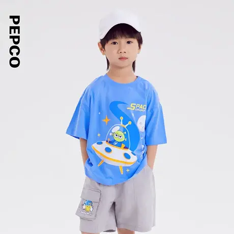 小猪班纳夏装儿童圆领上衣小童男童短袖T恤宝宝幼童商品大图