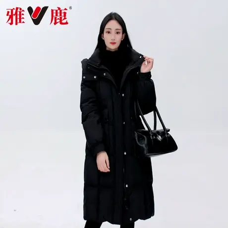 yaloo/雅鹿2025女装时尚加厚女士休闲户外中长款羽绒服女款超保暖图片