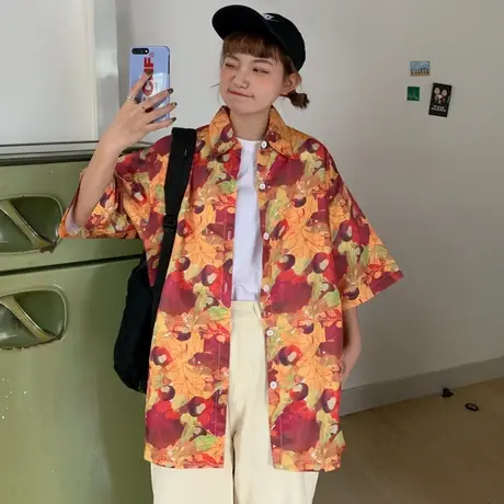 衬衫女士2020复古港味设计感小众轻熟心机百搭洋气上衣冷淡风衬衣图片