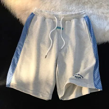 运动短裤女夏季薄款宽松韩版小个子高腰直筒外穿休闲五分裤潮ins商品大图