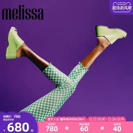 Melissa梅丽莎款PATTY女士时尚厚底鞋33924商品大图